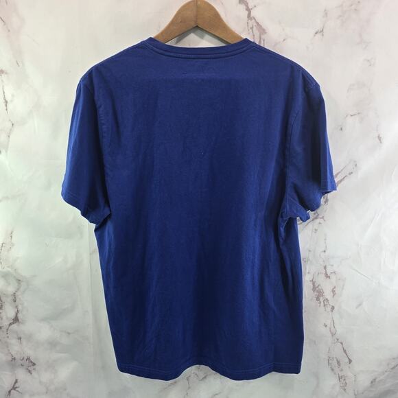 Everlane T Shirt Mens XL Blue Short Sleeve Crew Organic Cotton Cobalt - Picture 5 of 8